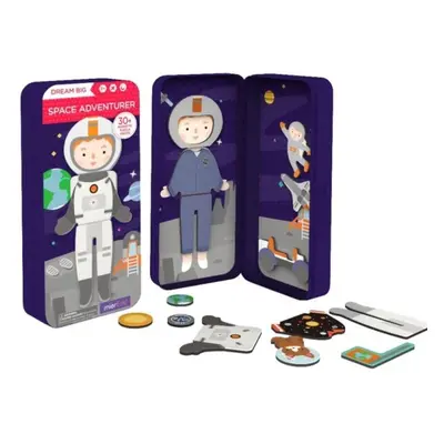 MierEdu Cestovní magnetické puzzle - astronaut JRK Kladno