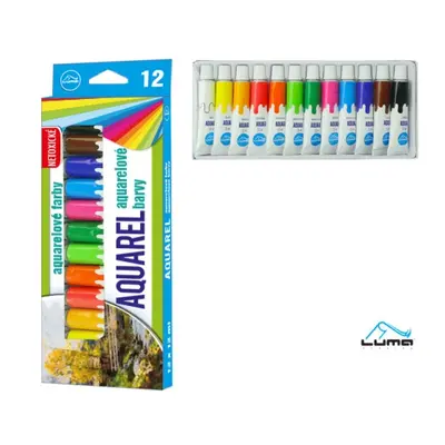 Barvy aquarelové sada LUMA 12 barev 12ml LUMA