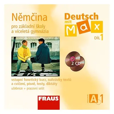 Deutsch mit Max A1 díl 1 CD /2 ks/ (němčina jako 2.cizí jazyk na ZŠ) Fraus