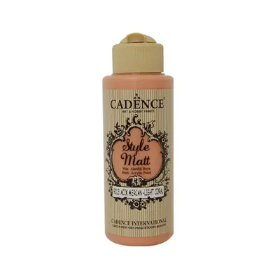 Matná akrylová barva Cadence Style Matt 120ml - light coral světlý korál Aladine