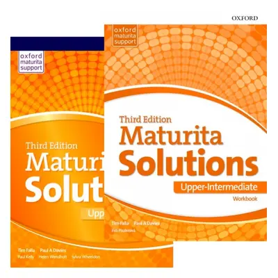 Maturita Solutions 3rd Edition Upper-Intermediate Student´s Book + Workbook CZ balíček Oxford Un