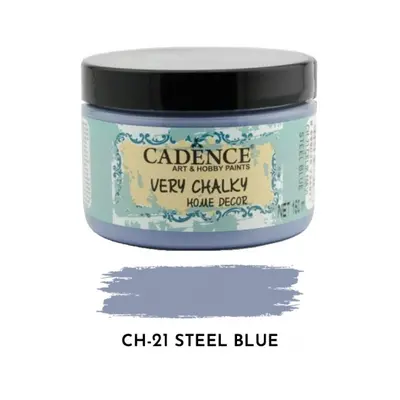 Křídová barva Cadence Very Chalky 150 ml - steel blue ocelově modrá Aladine