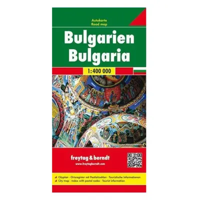 AK 0902 Bulharsko 1:400 000 / automapa + mapa volného času FREYTAG-BERNDT, spol. s r.o.