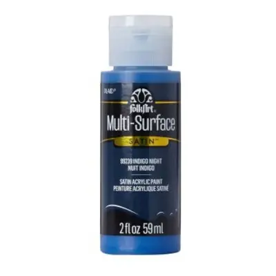 FolkArt Multi-Surface Acrylic Paint - 59 ml různé barvy Multi surface: INDIGO NIGHT Folkart