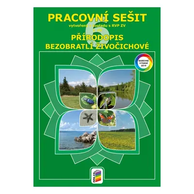 Přírodopis 6, 2. díl - Bezobratlí živočichové barevný pracovní sešit (6-35) NOVÁ ŠKOLA, s.r.o