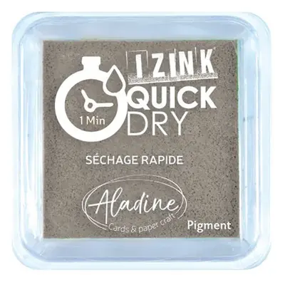 Razítkovací polštářek Aladine IZINK QUICK DRY - gris šedá Aladine