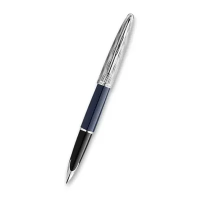 Waterman Carne Made in France DLX Blue CT plnicí pero hrot F Waterman