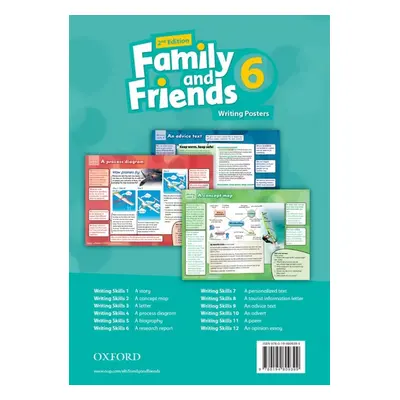 Family and Friends 2nd Edition 6 Posters Oxford University Press