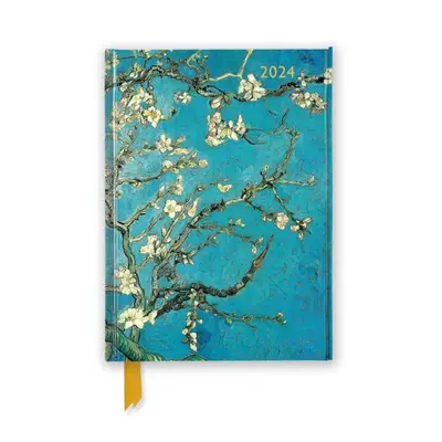 Vincent van Gogh: Almond Blossom 2024 Luxury Diary - Page to View with Notes Flame Tree Publishi