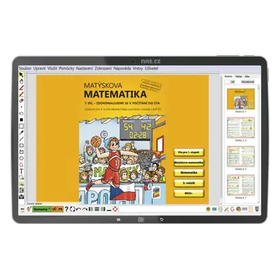 MIUč+ Matýskova matematika, 7., 8. díl a Geometrie - žákovská licence na 1 školní rok 3-35-S1 NO