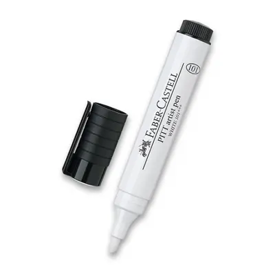 Popisovač Faber Castell Pitt Artist Pen Big Brush bílá Faber-Castell