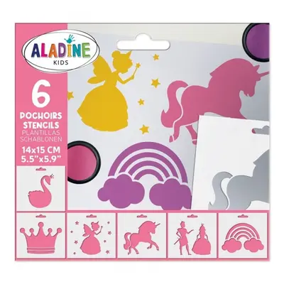 Šablony Aladine, 6 ks - Princezny Aladine