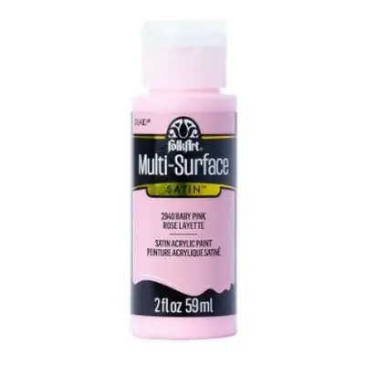 FolkArt Multi-Surface Acrylic Paint - 59 ml různé barvy Multi surface: BABY PINK Folkart