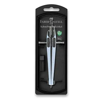 Kružítko Faber-Castell Grip Quick-Set Compass Sky Blue Faber-Castell