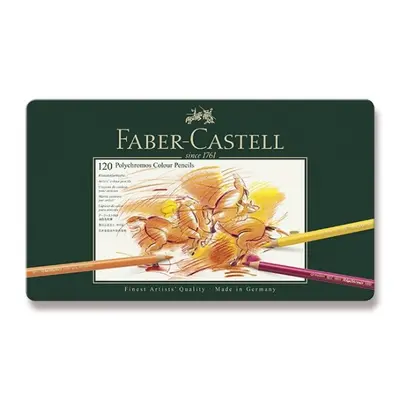 Pastelky Faber Castell Polychromos plech.krabička 120ks Faber-Castell