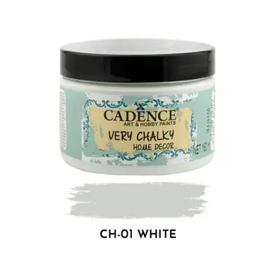 Křídová barva Cadence Very Chalky 150 ml - white bílá Aladine