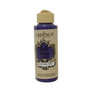 Matná akrylová barva Cadence Style Matt 120ml -dark purple tmavá fialová Aladine