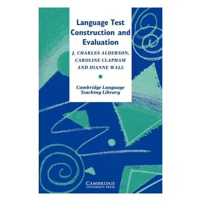 Language Test Construction and Evaluation PB Cambridge University Press