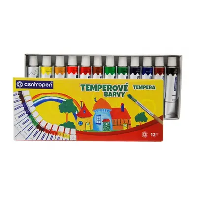 Barvy temperové CENTROPEN 12 barev 12ml CENTROPEN, a.s.