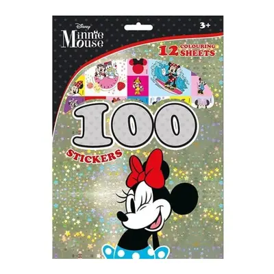 Minnie - 100 samolepek s omalovánkovými listy JIRI MODELS a. s.