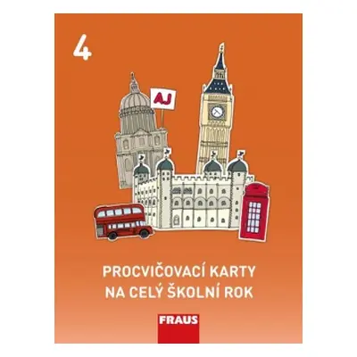 Procvičovací karty na celý školní rok 4 – angličtina Fraus