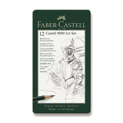 Grafitová tužka Faber Castell Castell 9000 Art plech 12 ks Faber-Castell