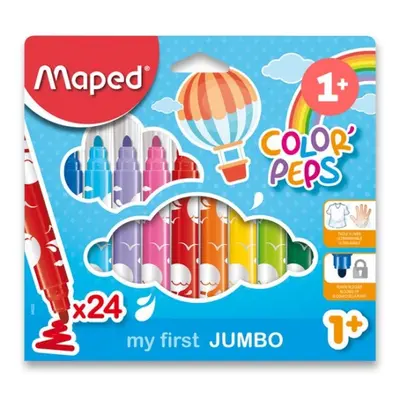 Fixy Color Peps Jumbo 24 barev Maped