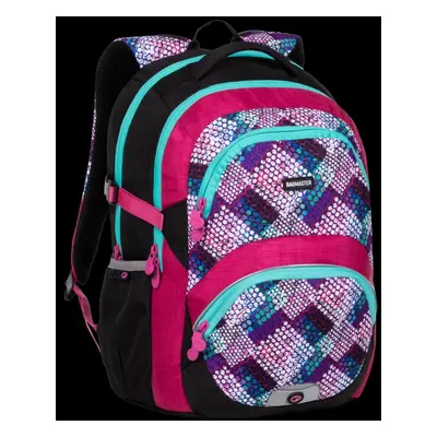 Školní batoh Bagmaster theory 20 a pink/turquoise/white BagMaster