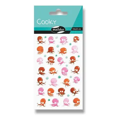 Samolepky Maildor 3D Cooky Chobotnice Maildor