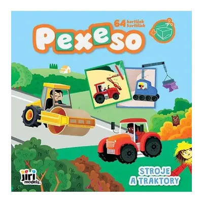 Pexeso v sešitu Stroje a traktory JIRI MODELS a. s.