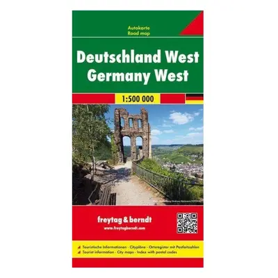 AK 0223 Západní Německo 1:500 000 / automapa + mapa volného času FREYTAG-BERNDT, spol. s r.o.