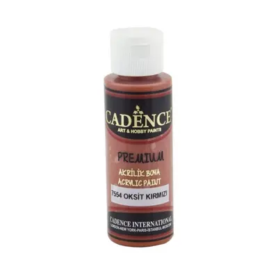 Akrylová barva Cadence Premium 70 ml - oxcide red červenohnědá Aladine