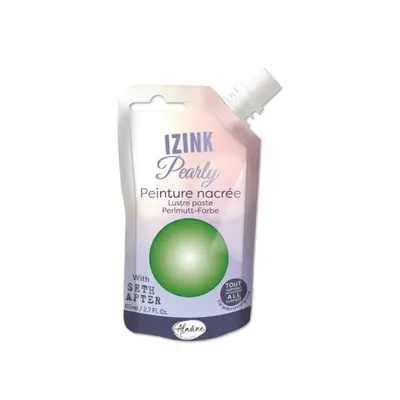 Perleťová barva Aladine Izink Pearly 80 ml - jade zelená Aladine