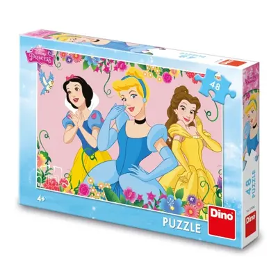 Puzzle Rozkvetlé princezny 48 dílků DINO