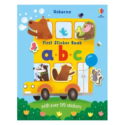 Usborne First Sticker Book abc Usborne Publishing