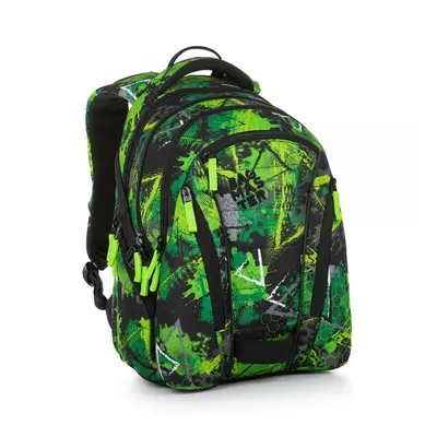 Bagmaster BAG 23 A studentský batoh - zeleno černý BagMaster