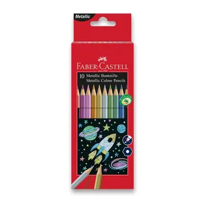 Pastelky Faber Castell metalické 10 ks Faber-Castell