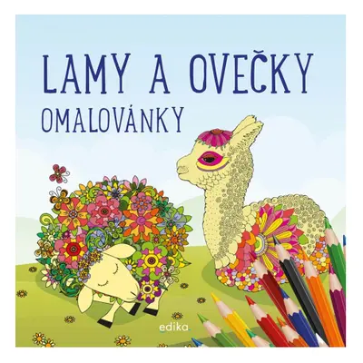 Lamy a ovečky - omalovánky Edika