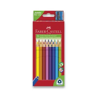 Pastelky Faber Castell trojboké JUNIOR stř.silné - 20 barev Faber-Castell