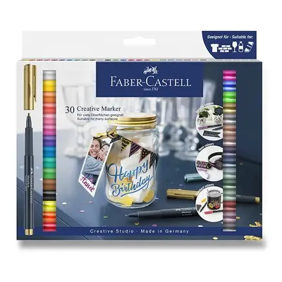 Popisovače Faber-Castell 30 ks Faber-Castell