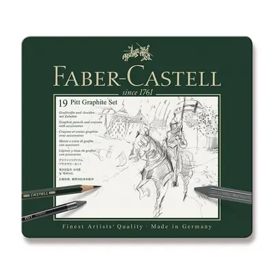 Grafitová tužka Faber-Castell Pitt Graphite sada 19 kusů Faber-Castell