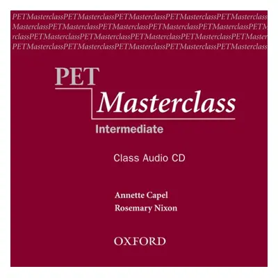 PET MASTERCLASS AUDIO CD Oxford University Press