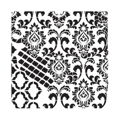 Šablona Cadence kolekce HomeDeco 45 x 45 cm - Ornamenty 6 Aladine