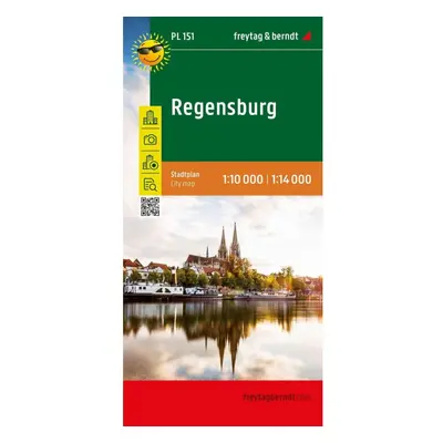 Regensburg 1:14 000 / plán města FREYTAG-BERNDT, spol. s r.o.