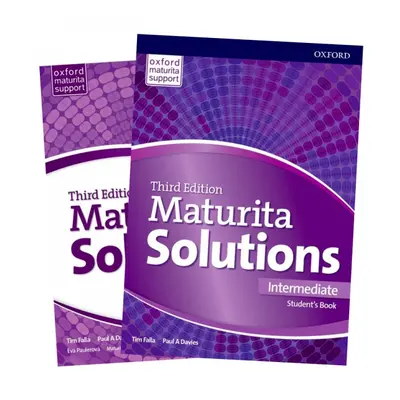 Maturita Solutions 3rd Edition Intermediate Student´s Book + Workbook CZ balíček Oxford Universi