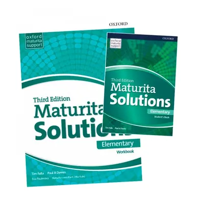 Maturita Solutions 3rd Edition Elementary Student´s Book + Workbook CZ balíček Oxford University