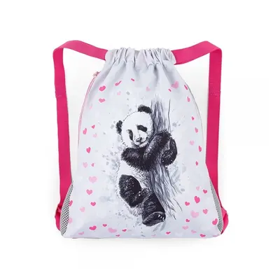 Bagmaster SÁČEK PRIM 23 B školní na přezůvky / tělocvik - panda BagMaster