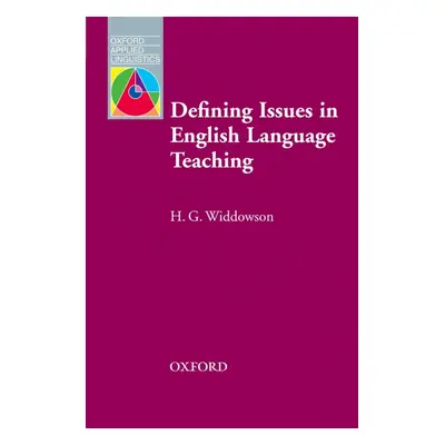 Oxford Applied Linguistics Defining Issues in English Language Teaching Oxford University Press