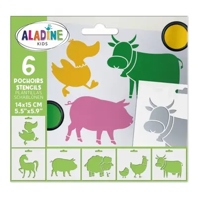 Šablony Aladine, 6 ks - Farma Aladine