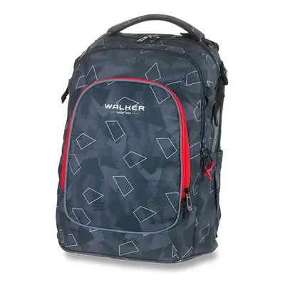 Školní batoh Walker Campus Evo 2.0 Grey Polygon Walker by Schneiders